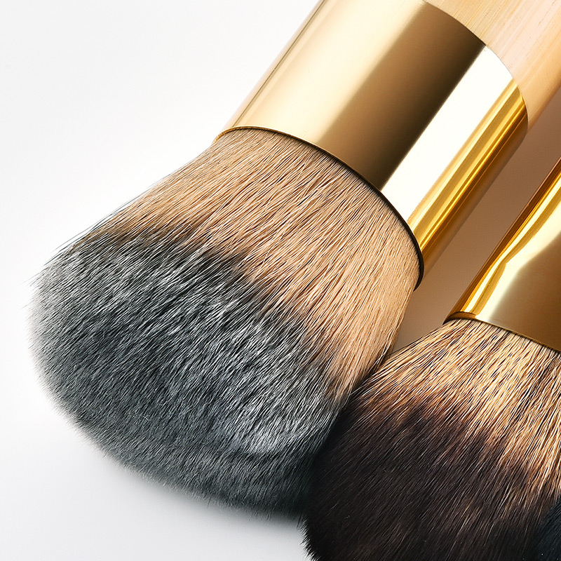 Fashion Gold Color+black Flame Shape Design Cosmetic Brush(3pcs),Beauty tools