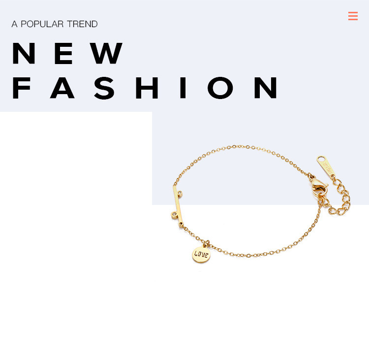 Fashion Gold Color Round Shape Decorated Pure Color Bracelet,Bracelets