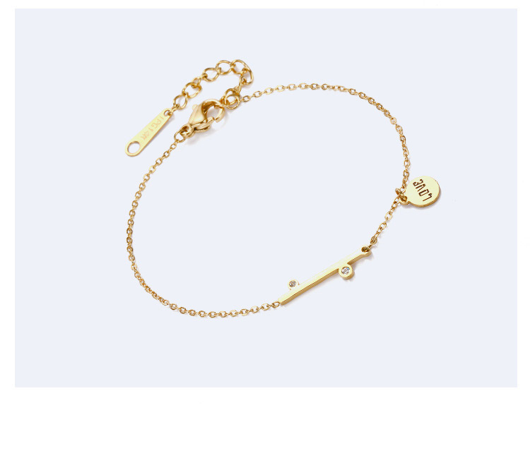 Fashion Gold Color Round Shape Decorated Pure Color Bracelet,Bracelets