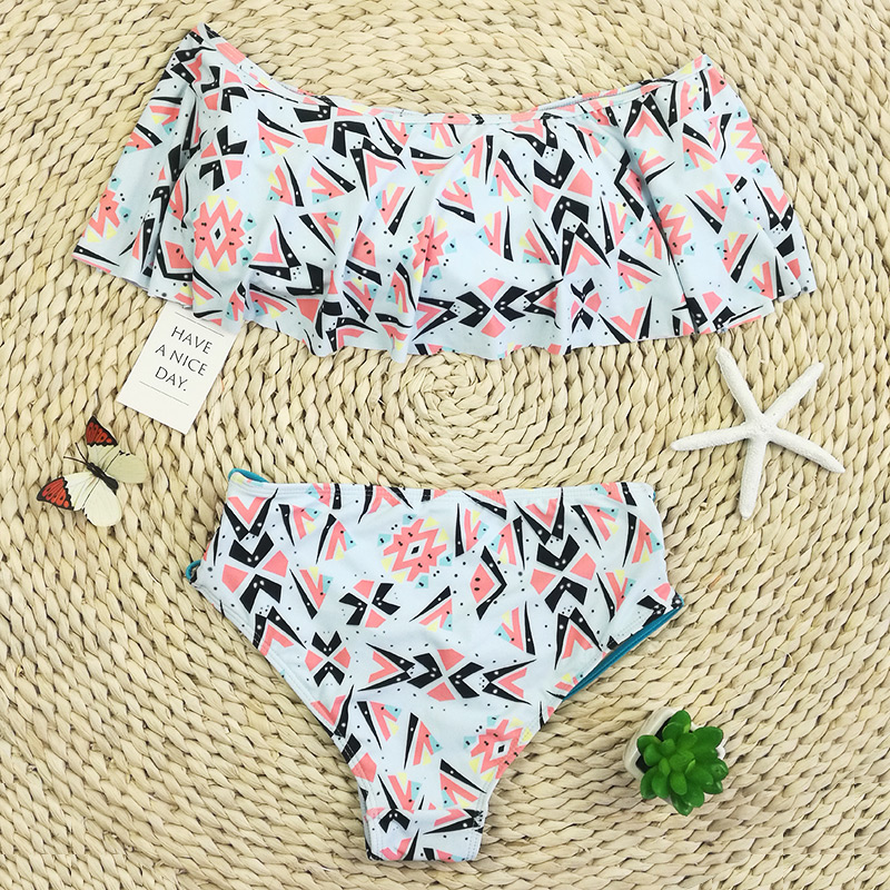 Sexy Multi-color Color Matching Design Split Bikini,Bikini Sets