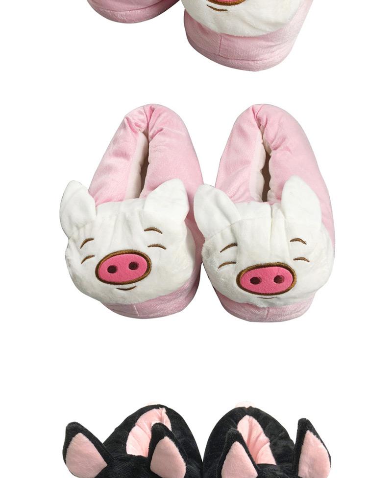 Lovely Pink Pig Shape Design Thickened Shoes(for Adult),Cartoon Pajama