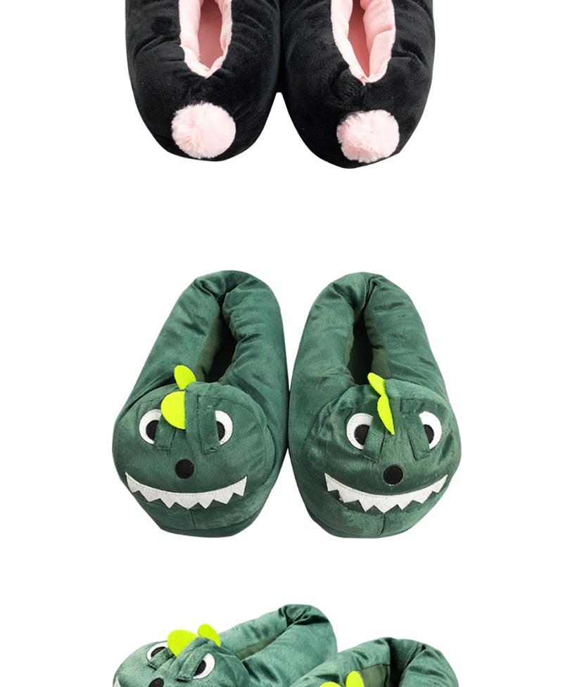 Lovely Green Dinosaur Shape Design Thickened Shoes(for Adult),Cartoon Pajama