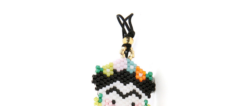 Fashion Multi-color Girl Shape Decorated Beads Bracelet,Beaded Bracelet