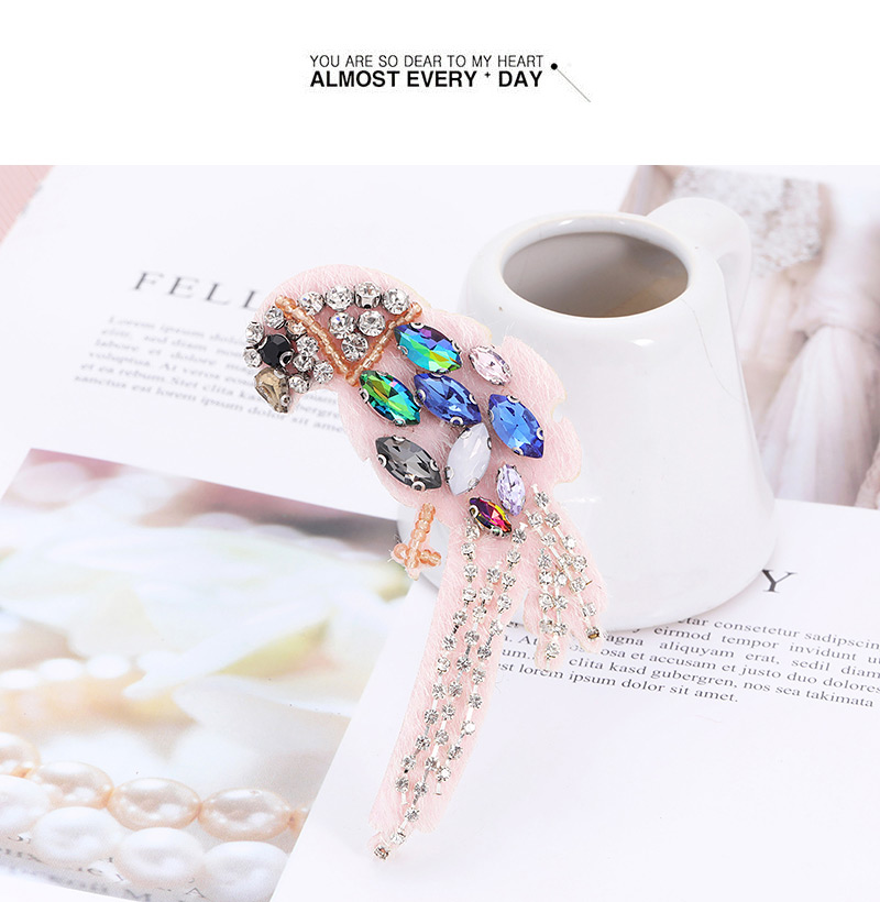 Fashion Pink Bird Shape Design Simple Brooch,Korean Brooches