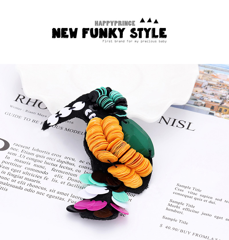 Fashion Multi-color Color Matching Design Bird Shape Patch,Household goods
