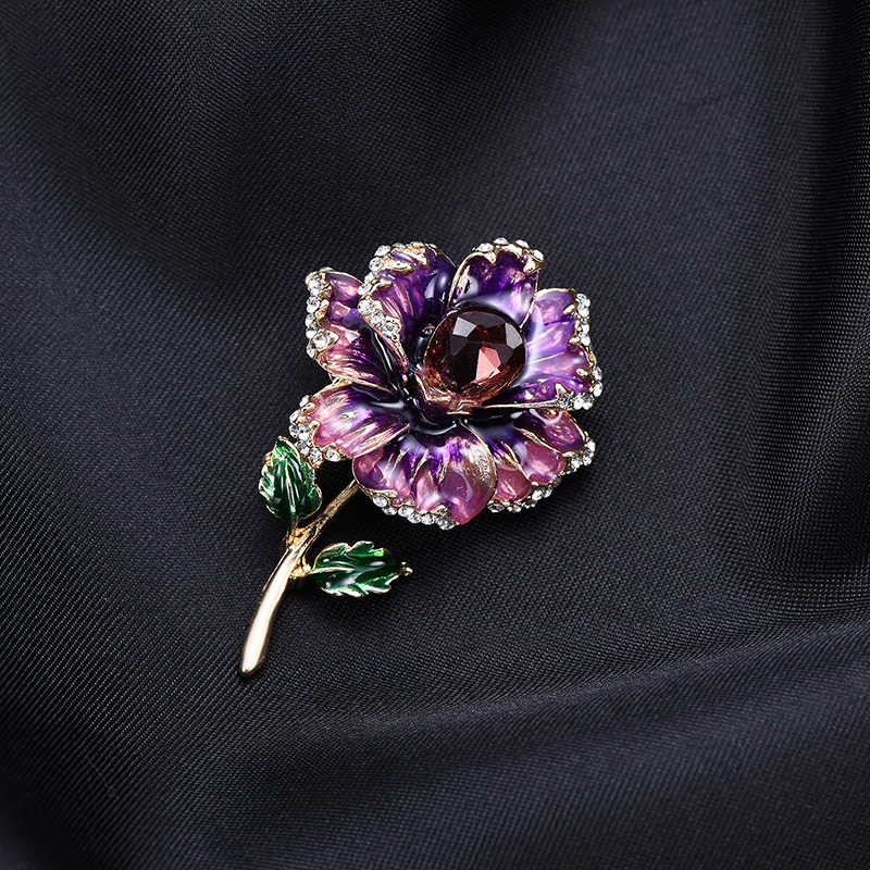 Fashion Multi-color Flower Shape Design Color Matching Brooch,Korean Brooches