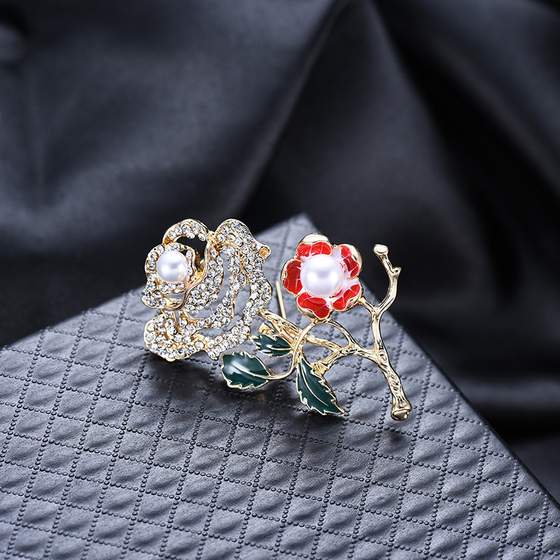 Fashion Multi-color Hollow Out Rose Decorated Brooch,Korean Brooches