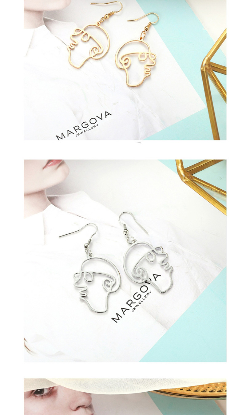 Sweet Silver Color Mask Shape Design Pure Color Earrings,Drop Earrings