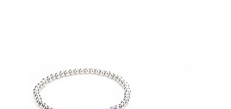 Sweet Silver Color Tassel Decorated Hand-woven Bracelet,Bracelets