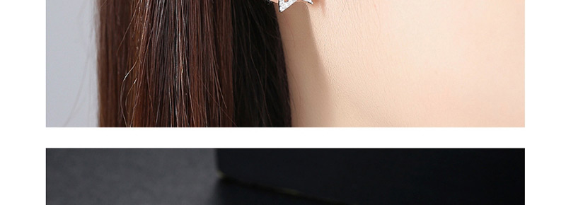 Fashion Gold Color Star Shape Decorated Earrings,Earrings