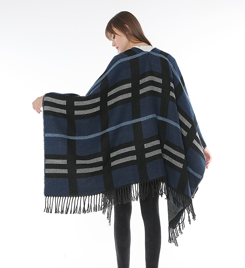 Fashion Gray Stripe Pattern Decorated Scarf,knitting Wool Scaves