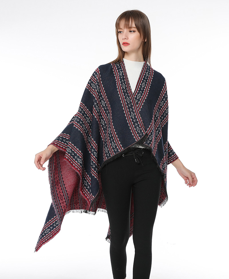 Fashion Black Stripe Pattern Decorated Scarf,knitting Wool Scaves