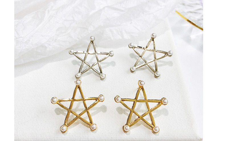 Fashion Gold Color Star Shape Deisgn Earrings,Stud Earrings