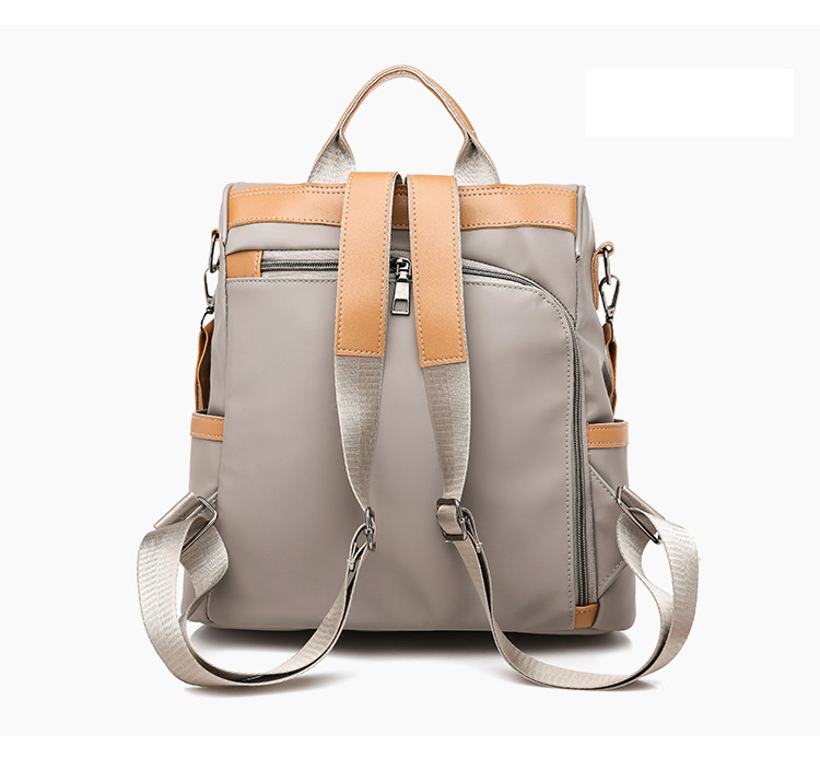 Fashion Khaki Square Shape Design Backpack,Backpack