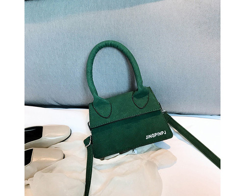 Fashion Green Pure Color Decorated Bag,Handbags