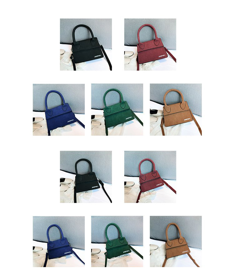 Fashion Sapphire Blue Pure Color Decorated Bag,Handbags