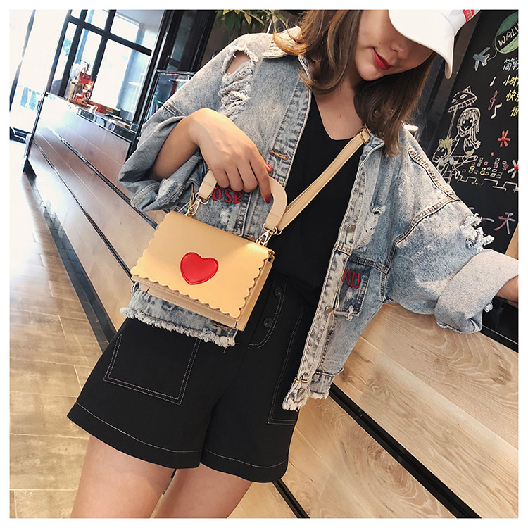 Fashion Black Heart Pattern Decorated Bag,Handbags