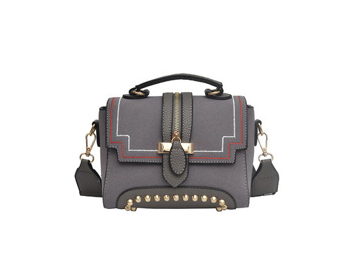 Fashion Black Rivet Decorated Bag,Handbags