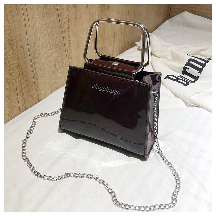 Fashion Black Pure Color Decorated Bag,Handbags