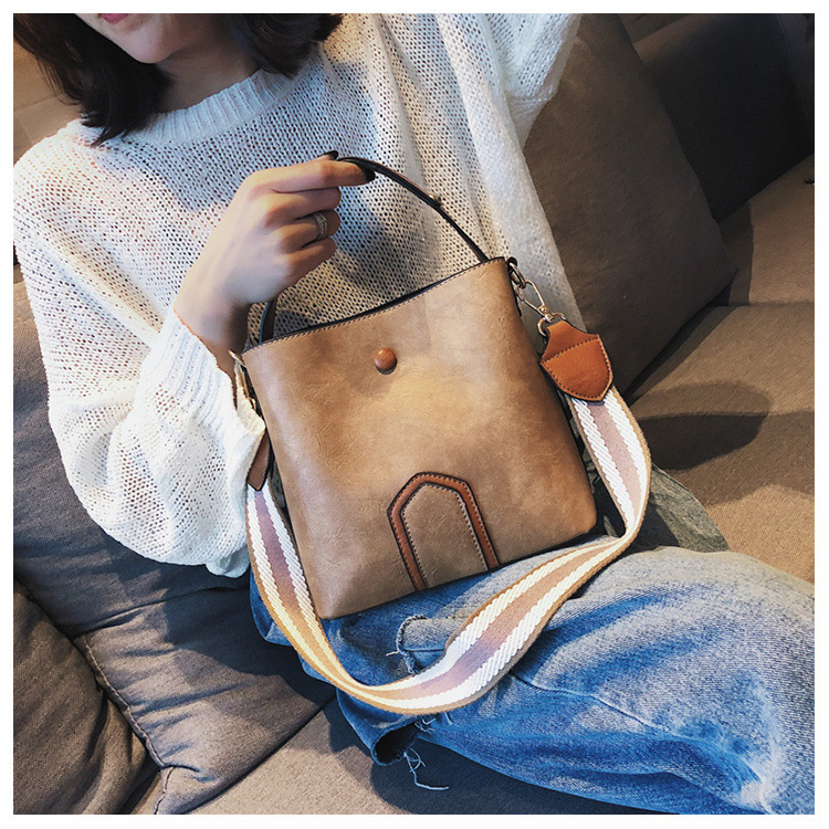 Fashion Khaki Square Shape Design Simple Bag,Handbags