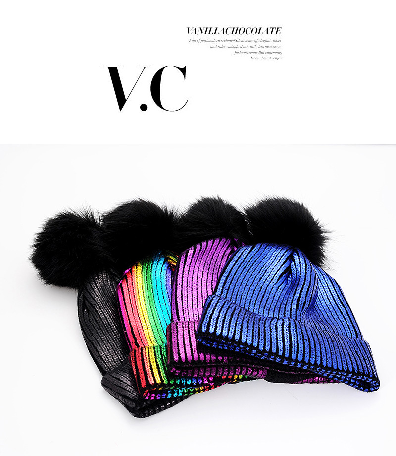 Fashion Multi-color Color-matching Decorated Hat,Knitting Wool Hats