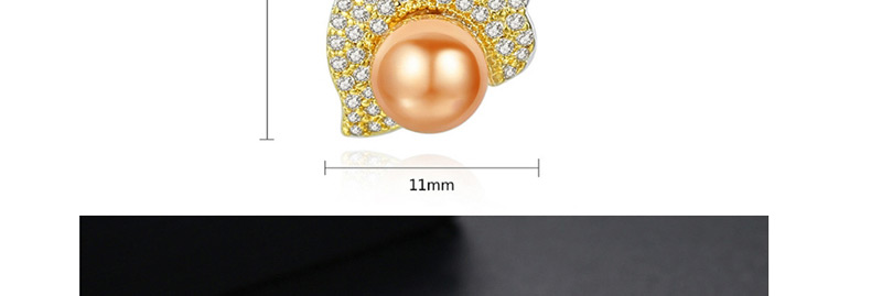 Fashion Gold Color Full Diamond Decorated Earrings,Earrings