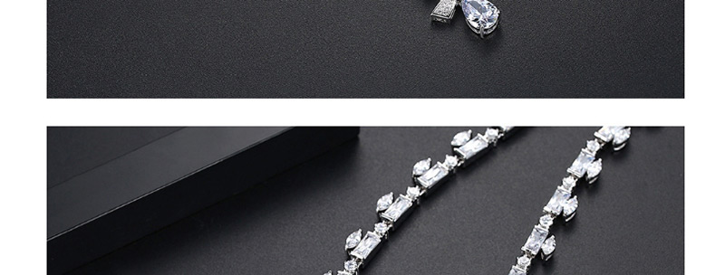 Fashion Silver Color Geometric Shape Decorated Necklace,Necklaces