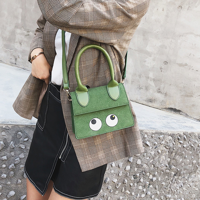 Fashion Green Eye Pattern Decorated Bag,Handbags