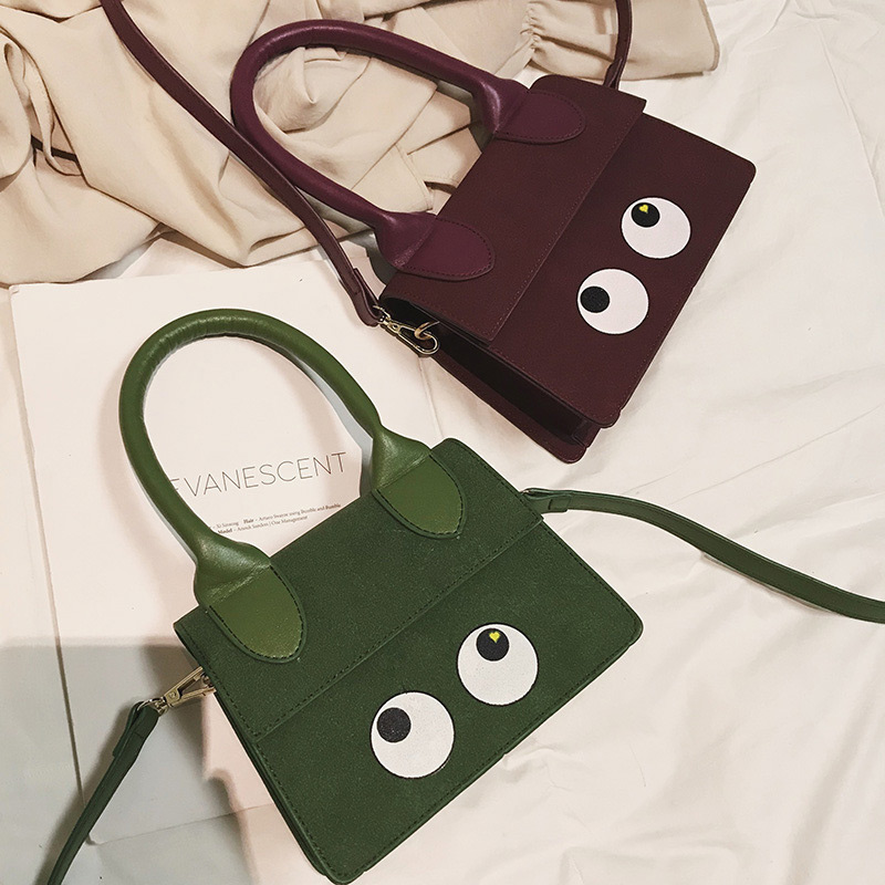 Fashion Green Eye Pattern Decorated Bag,Handbags