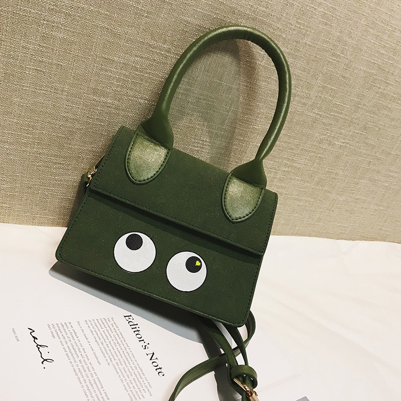 Fashion Brown Eye Pattern Decorated Bag,Handbags