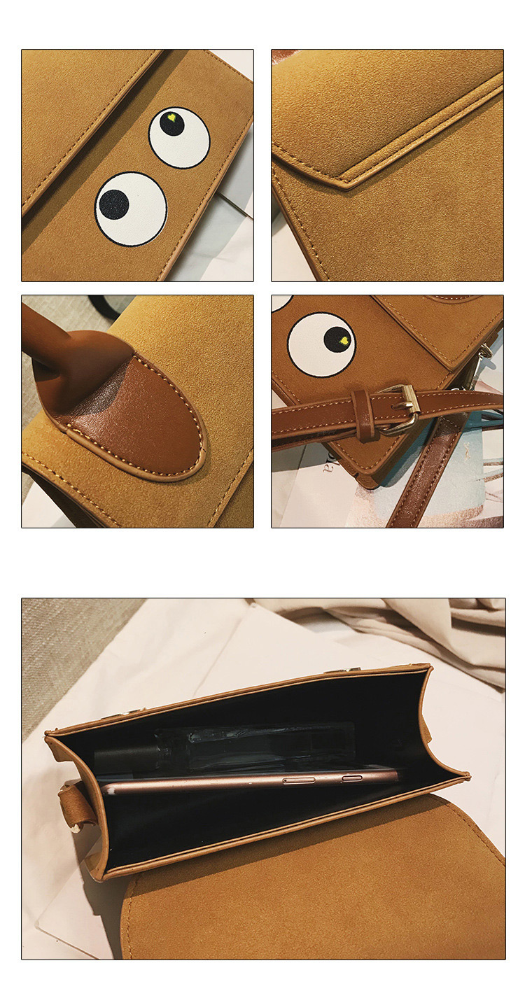 Fashion Black Eye Pattern Decorated Bag,Handbags