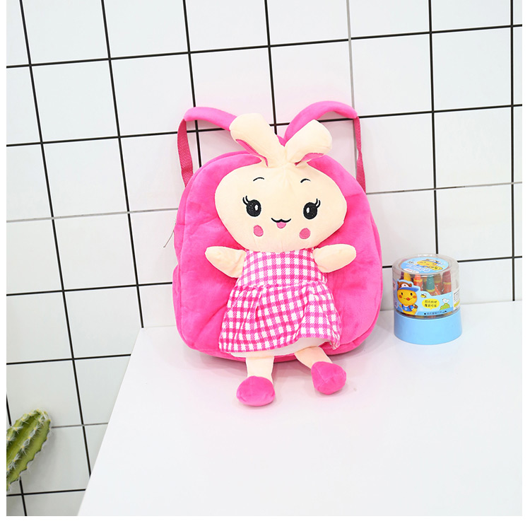 Fashion Pink Rabbit Shape Decorated Backpack,Backpack