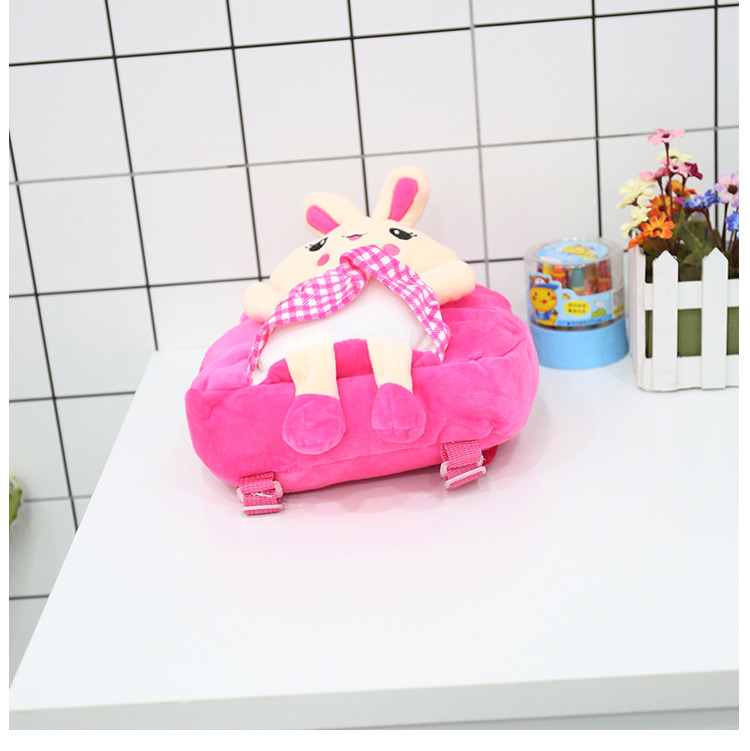 Fashion Pink Rabbit Shape Decorated Backpack,Backpack