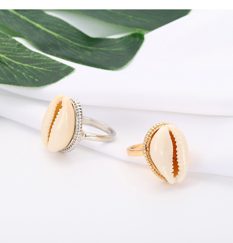 Fashion Gold Color Shell Shape Decorated Ring,Fashion Rings