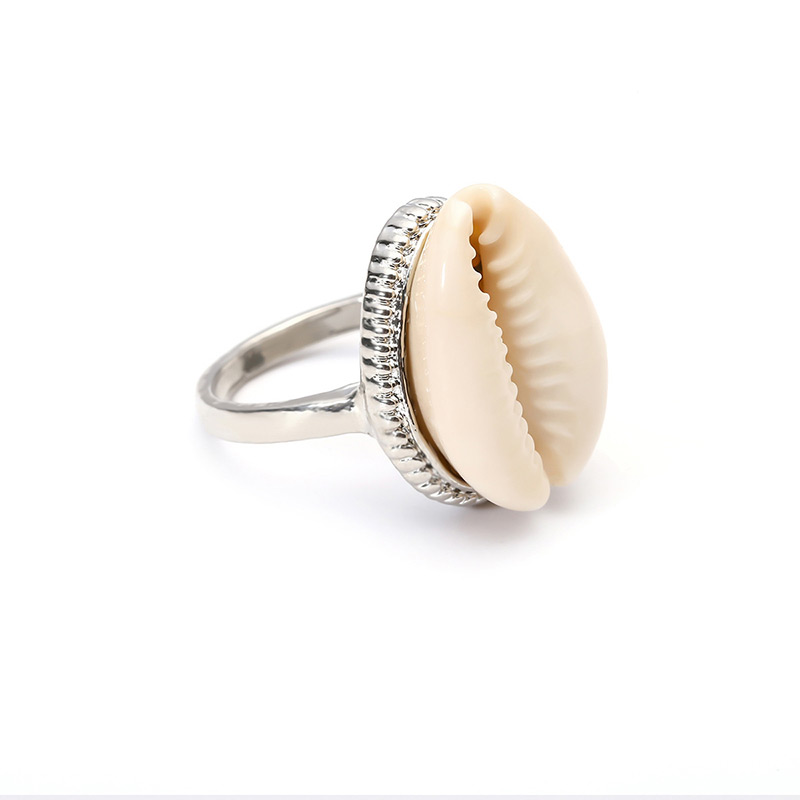 Fashion Silver Color Shell Shape Decorated Ring,Fashion Rings