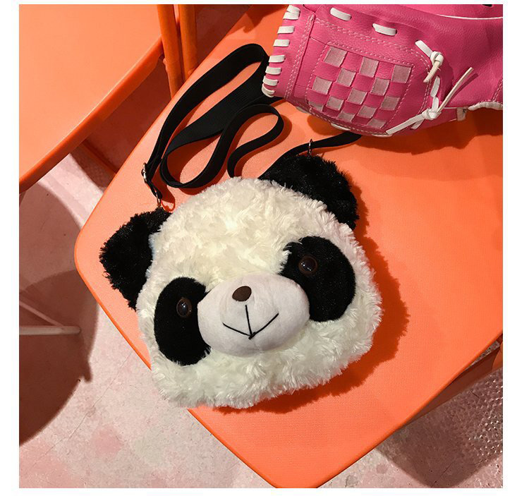 Fashion White Panda Shape Decorated Shoulder Bag,Shoulder bags