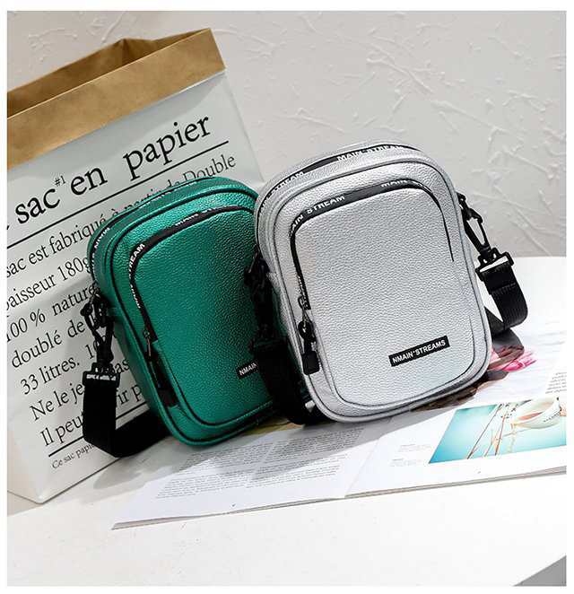 Fashion Green Letter Pattern Decorated Shoulder Bag,Shoulder bags