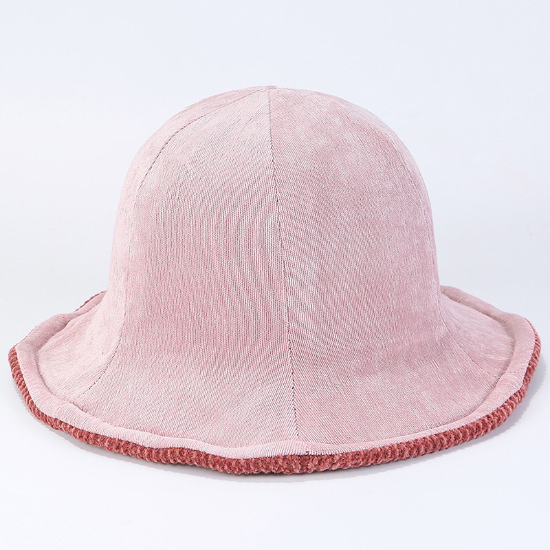 Simple Pink Pure Color Decorated Hat,Beanies&Others