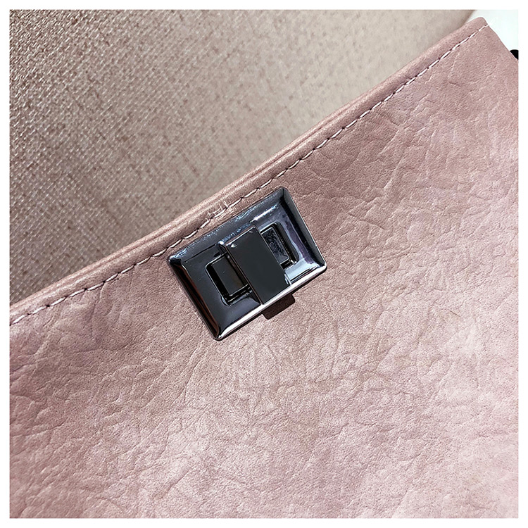 Fashion Pink Letter Pattern Decorated Shoulder Bag,Shoulder bags