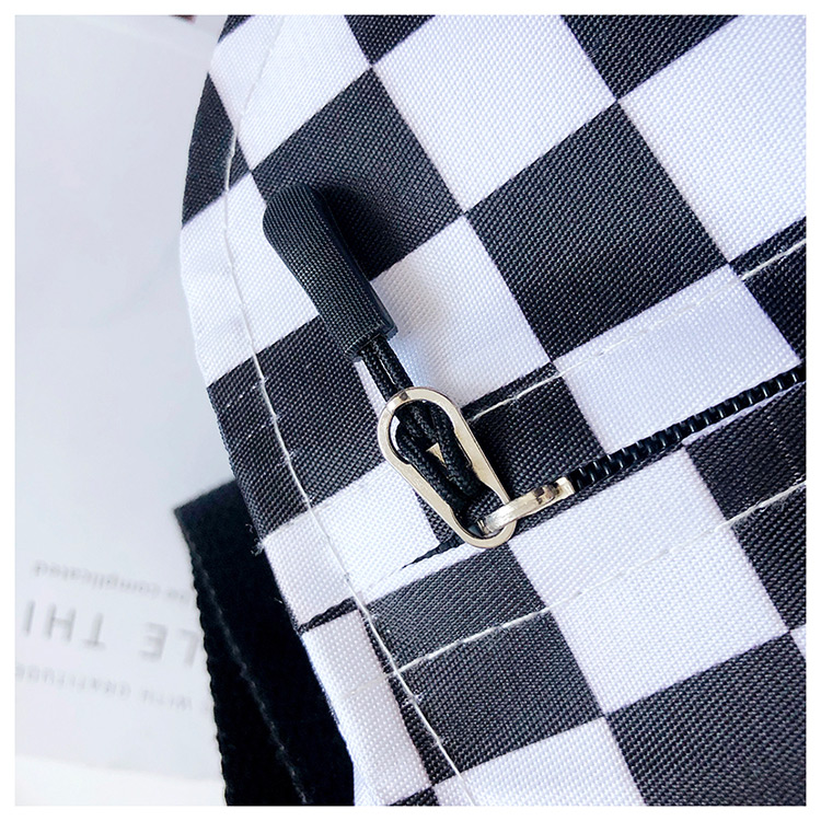 Fashion Black+white Zipper Decorated Shoulder Bag,Shoulder bags