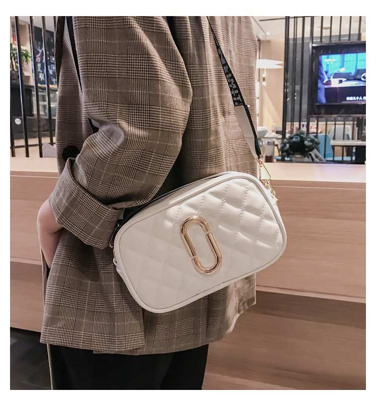Simple Silver Color Square Shape Decorated Shoulder Bag,Shoulder bags