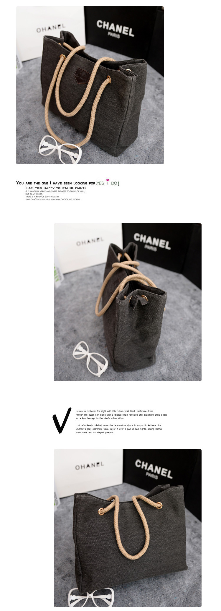 Simple Khaki Pure Color Decorated Handbag,Messenger bags