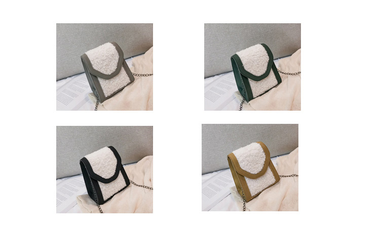 Simple Yellow Square Shape Decorated Shoulder Bag,Shoulder bags