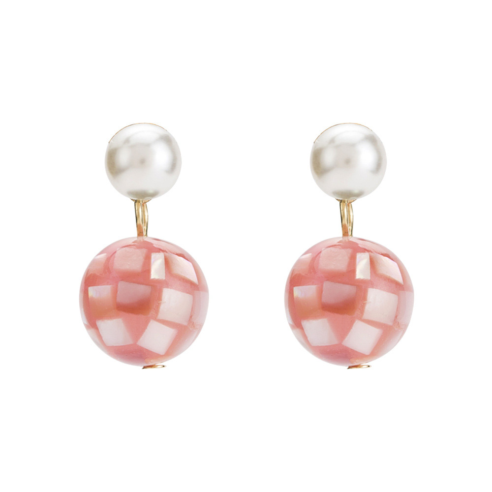Fashion Multi-color Pearls Decorated Simple Earrings,Drop Earrings