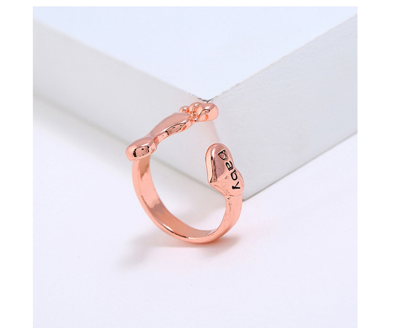 Fashion Silver Color Heart&foot Shape Decorated Ring,Fashion Rings