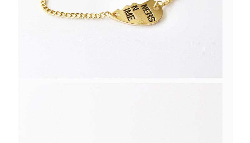 Fashion Gold Color Letter Pattern Decorated Bracelet (2 Pcs ),Fashion Bracelets