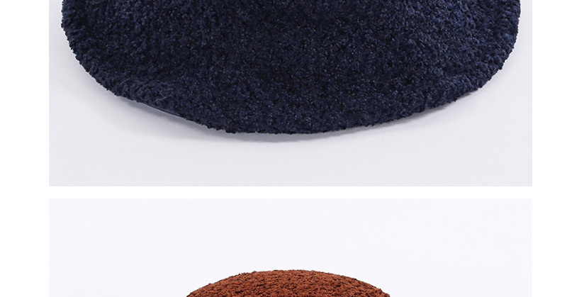 Fashion Navy Pure Color Decorated Hat,Knitting Wool Hats