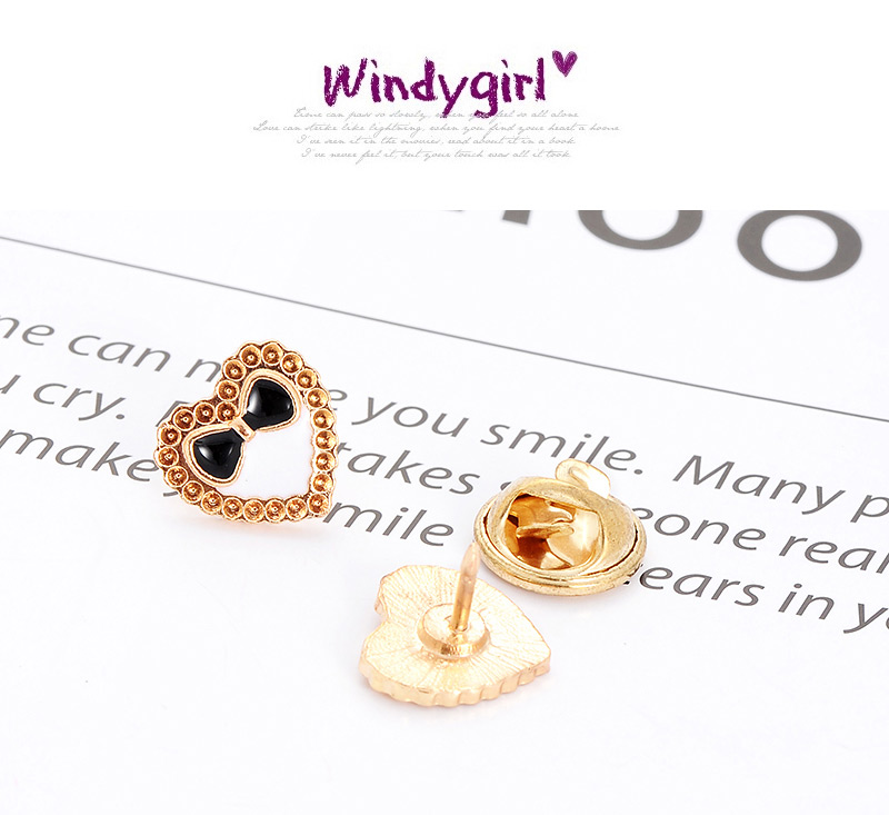 Fashion Gold Color Heart Shape Decorated Cufflinks,Korean Brooches