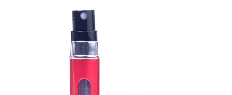 Fashion Red Pure Color Decorated Cosmetic Bottle,Beauty tools