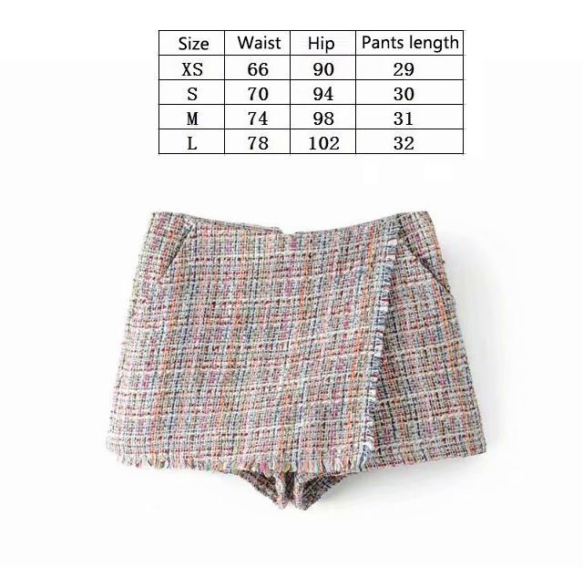 Fashion Multi-color Stripe Pattern Desgin Simple Skirt,Pants